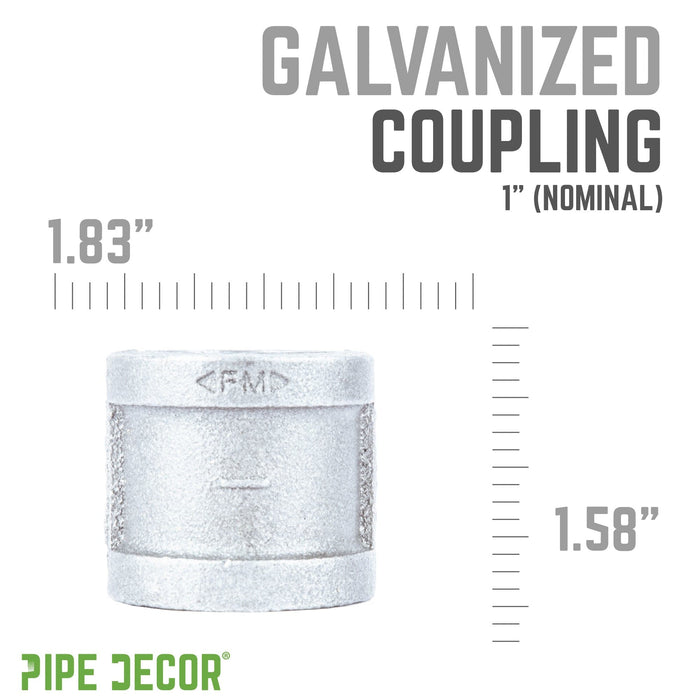 1 in. Galvanized Iron Coupling