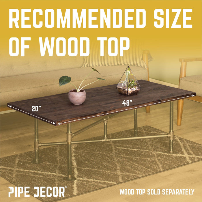 Turnpike Coffee Table By PIPE DECOR