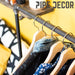 Freestanding Clothing Rack By PIPE DECOR - Pipe Decor