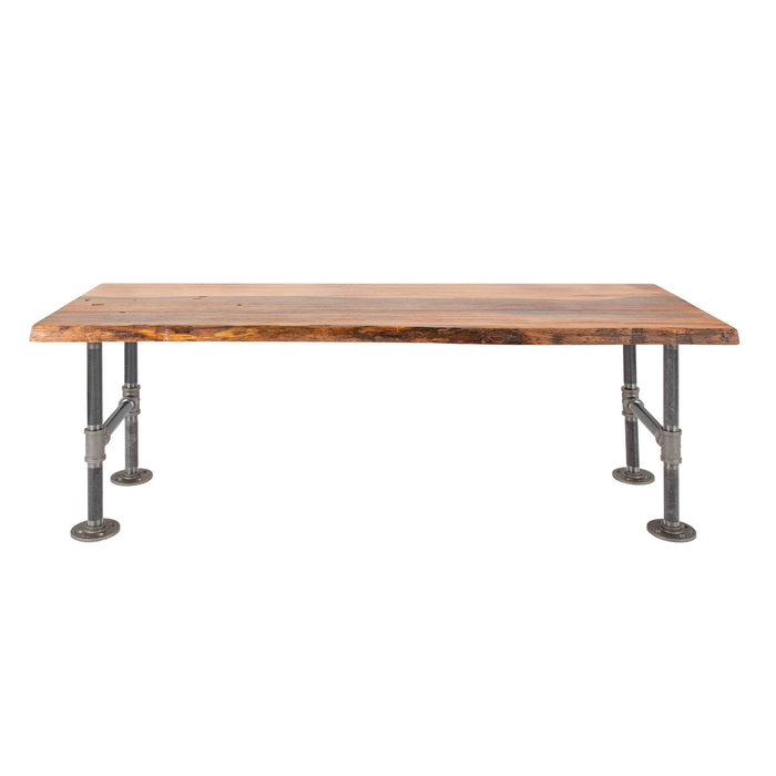 RESTORE Sunset Cedar Solid Live Edge Wood Accent Bench