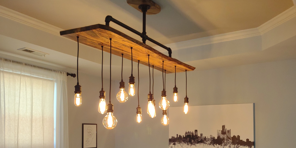 Image showcasing How PIPE DECOR® Lighting Transforms Your Space
