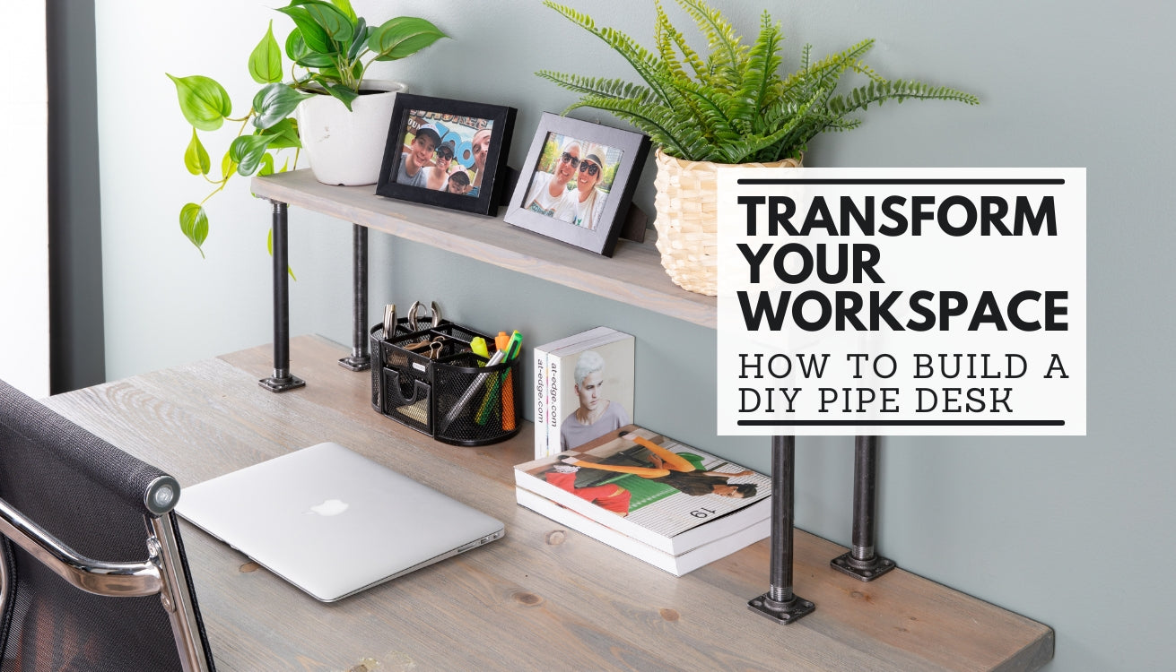 Transform Your Workspace: How to Build a DIY Pipe Desk