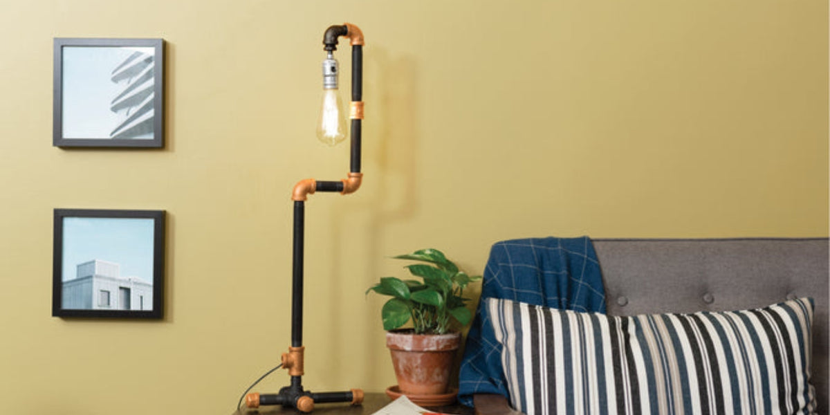 How to Transform Your Home with Metallic Accents and Pipe Furniture ...