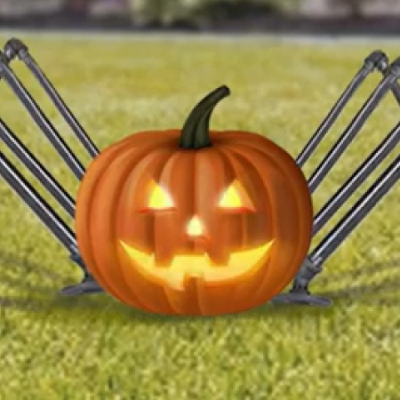 DIY Pipe Spider Jack-o'-Lantern Holder for Halloween Blog Cover