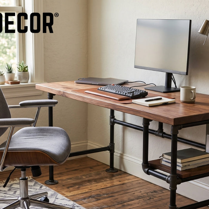 Building an Industrial Pipe Desk for Your Home Office