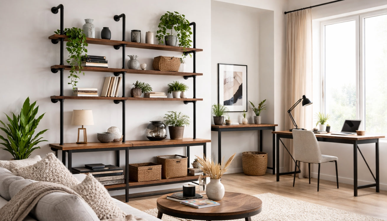 Industrial Meets Modern: Blending Pipe Decor with Contemporary Interiors