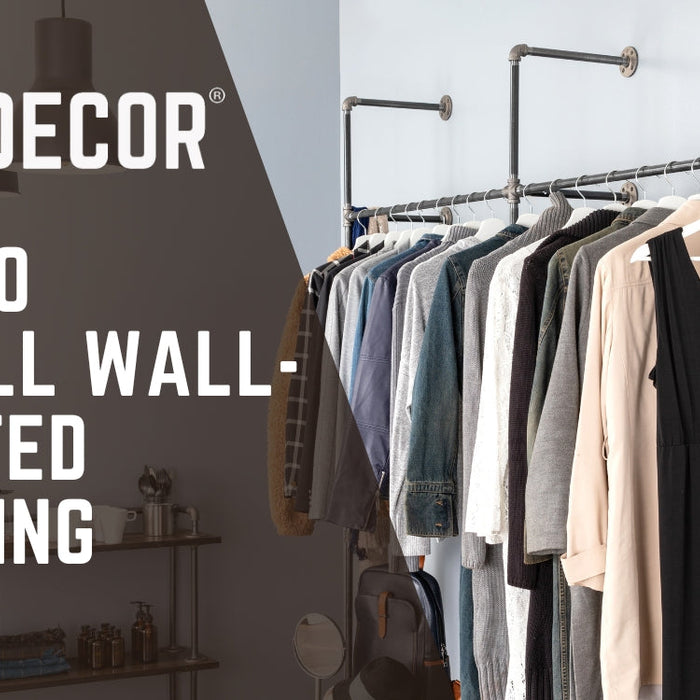 How to Install Wall-Mounted Clothing Racks