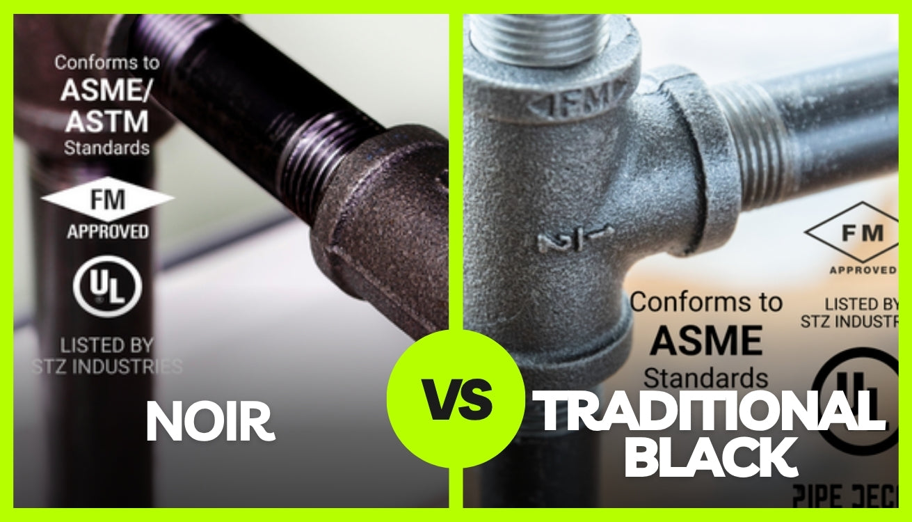 Material Comparison: Noir Series vs Traditional Raw Black Iron