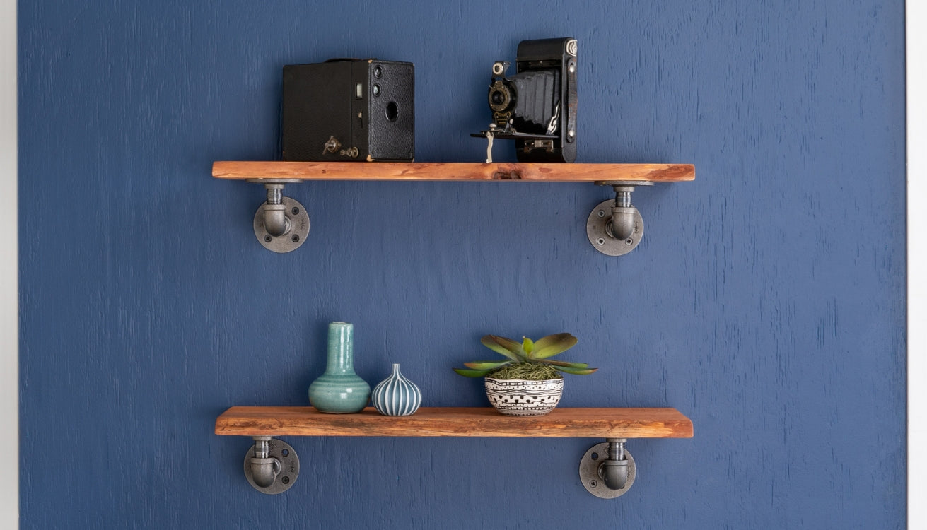 How Industrial Pipe Shelving Improves Home Storage