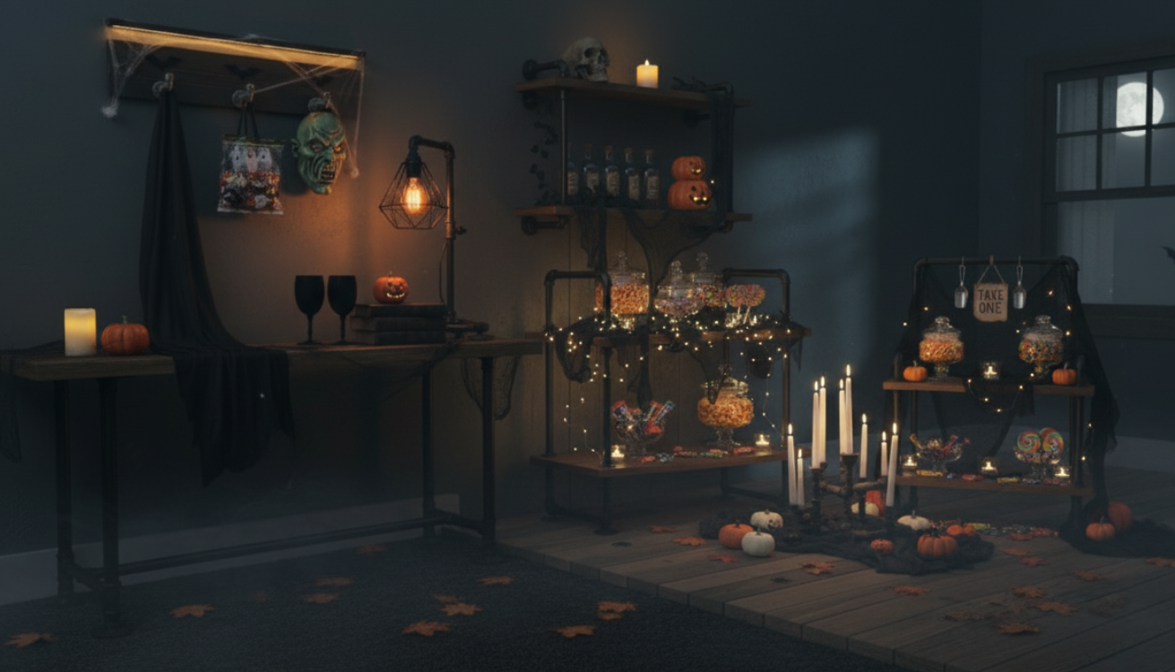 Spooky DIY Pipe Furniture Projects You’ll Love