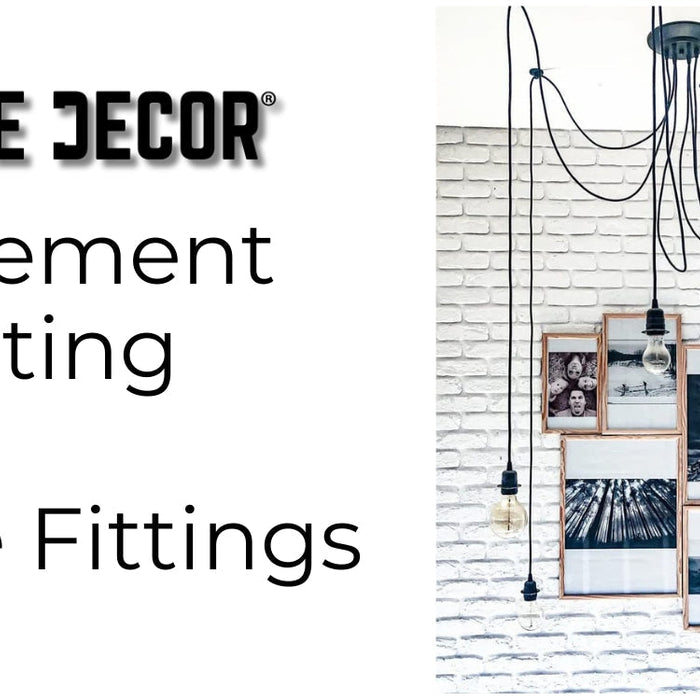 Statement Lighting with Pipe Fittings