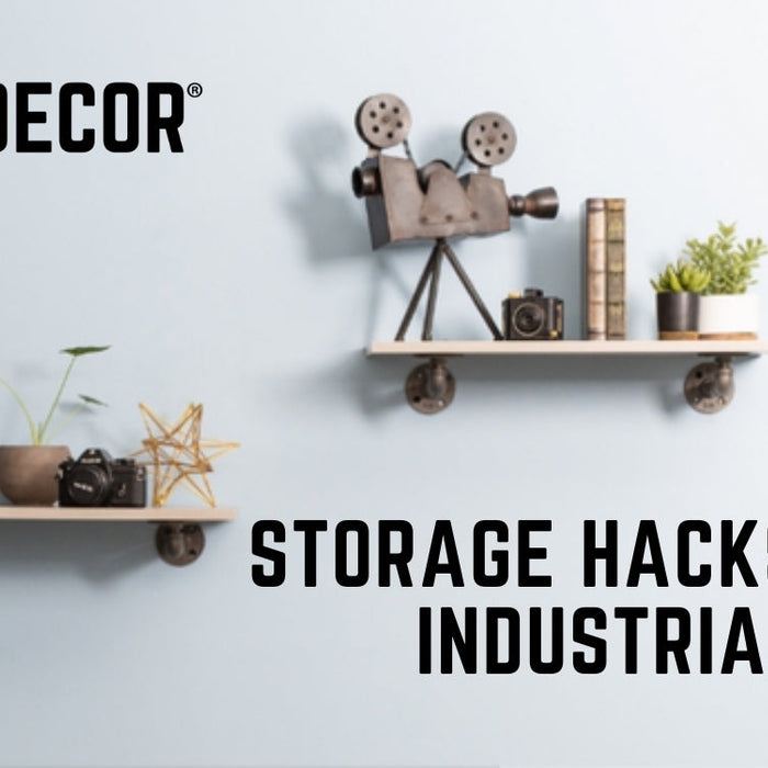 Small Space Storage Hacks Using Industrial Pipes