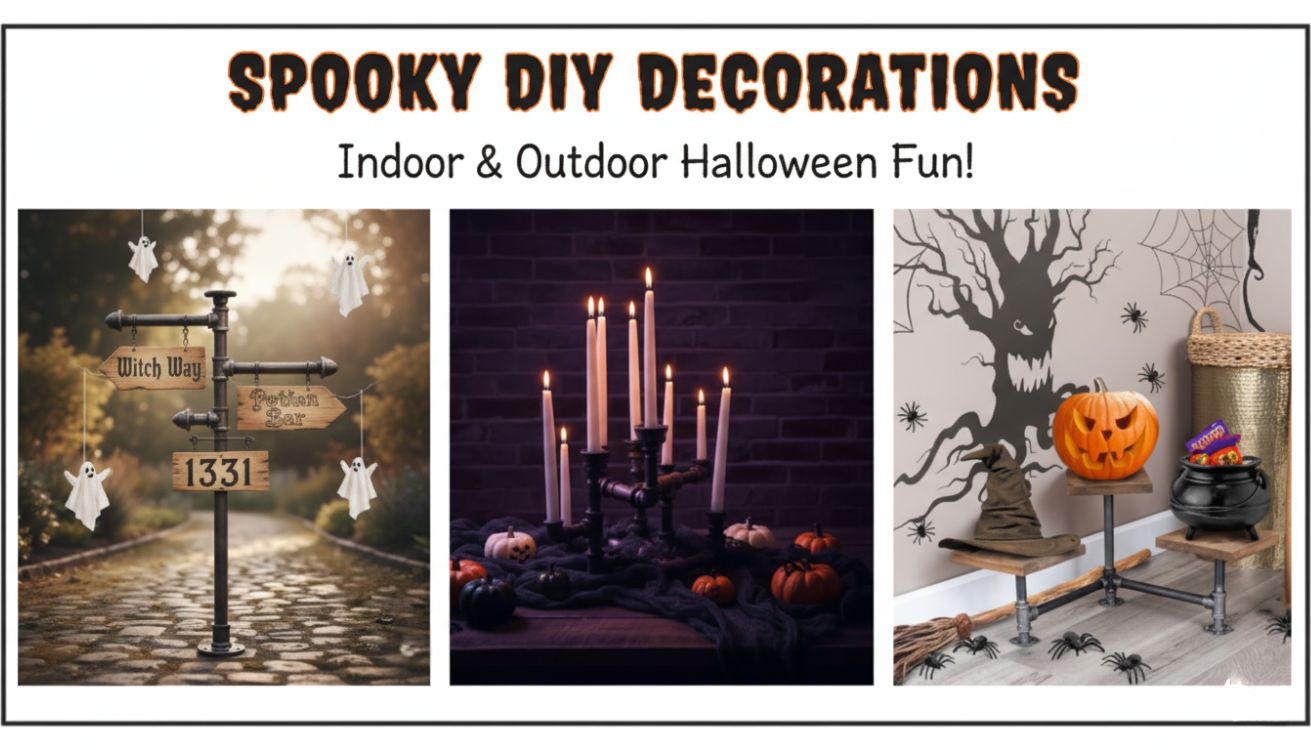 Halloween with PIPE DECOR®: Ideas for Inside and Out