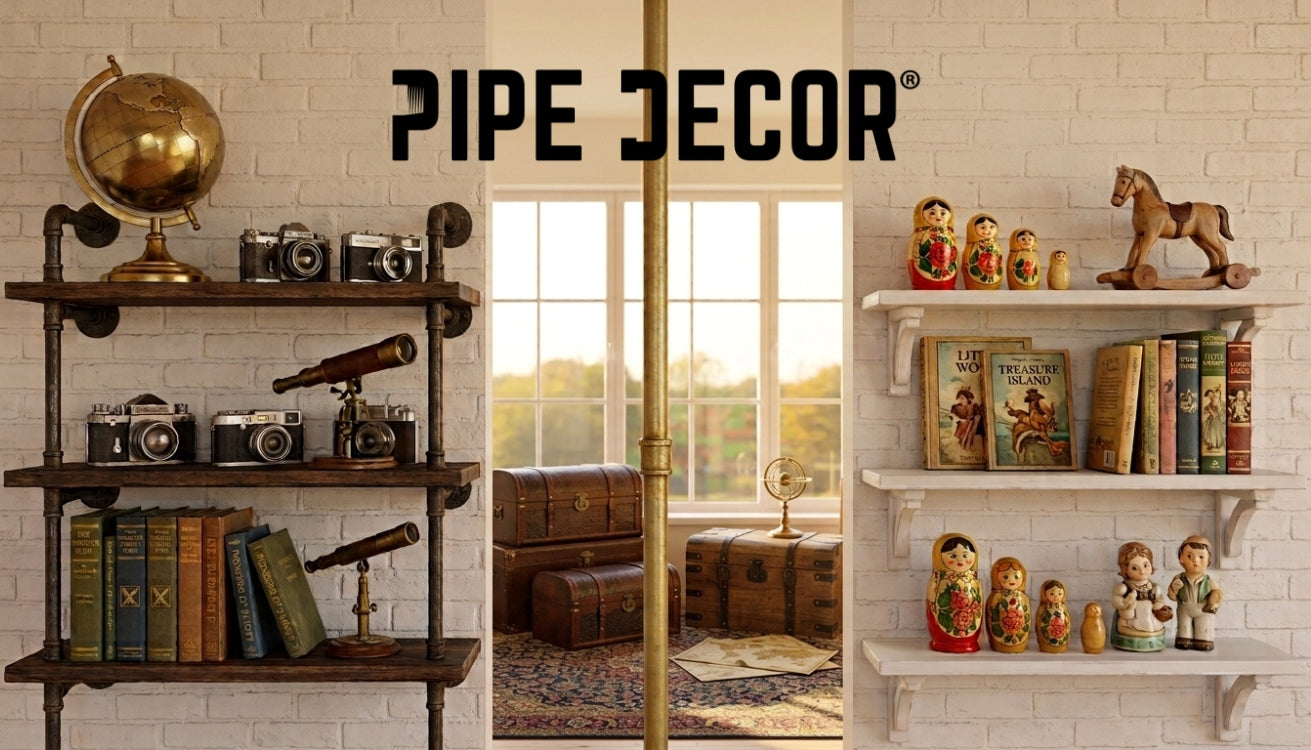Pipe vs Wood Brackets: When Industrial Beats Traditional