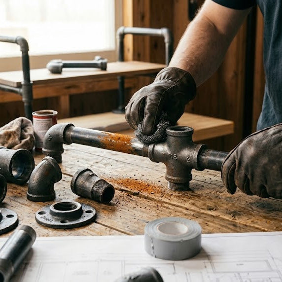 Preventing Rust on Pipe Furniture Through Winter