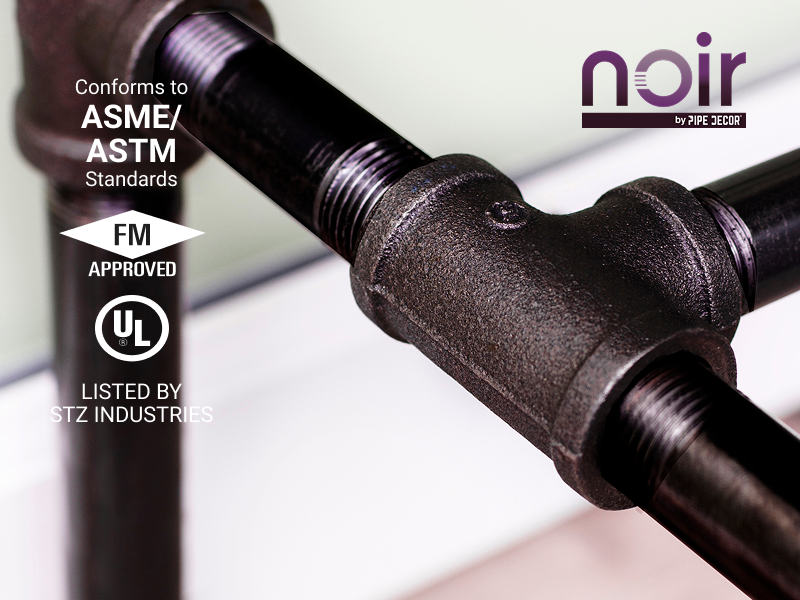 3/4 in. Matte Black Collection