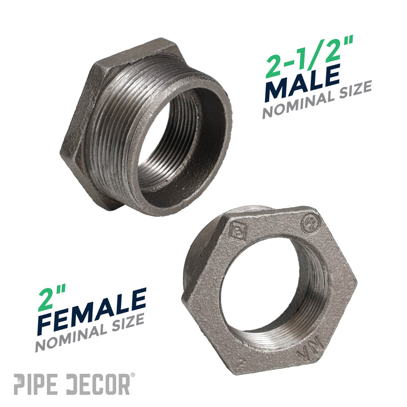 Bague noire de 2 1/2 po x 2 po