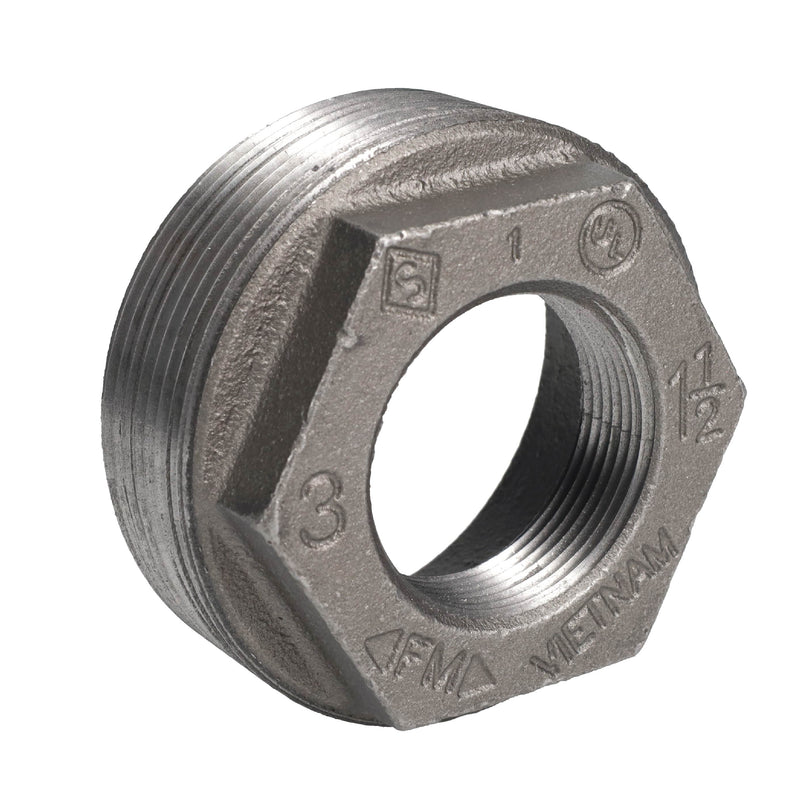 Buje negro de 3 pulg. x 1 1/2 pulg.