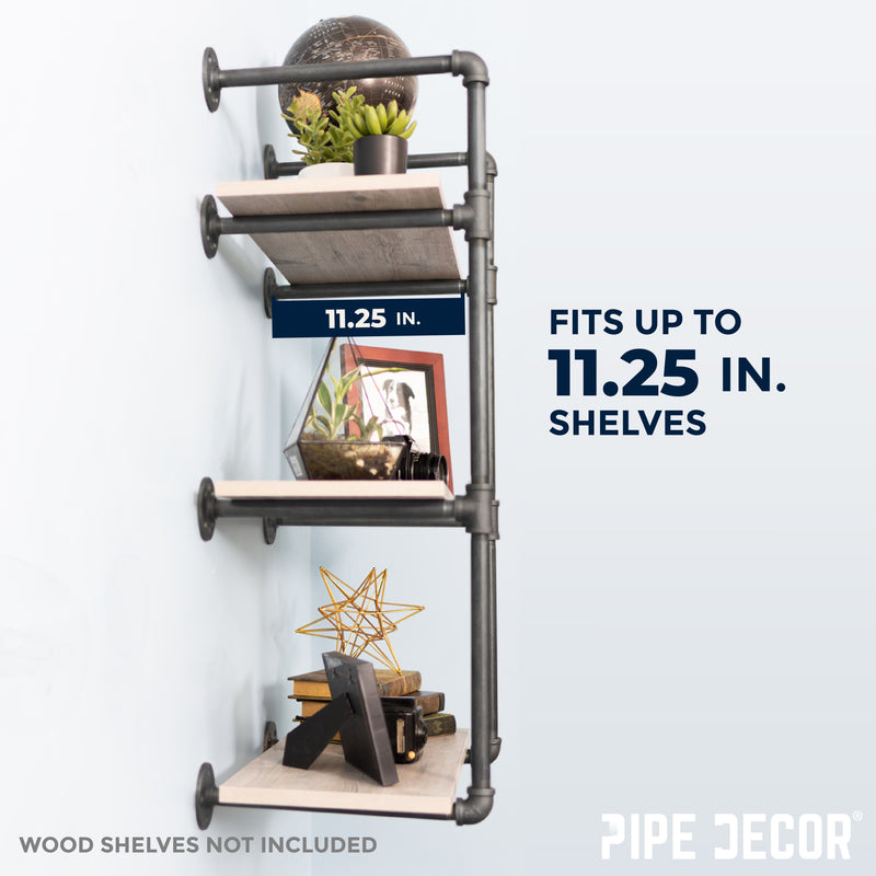 3 -Tier Wall Mounted Shelf By PIPE DECOR