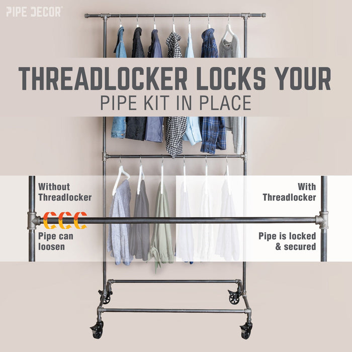 Threadlocker Gel Pipe Thread Sealant (3-Pack)