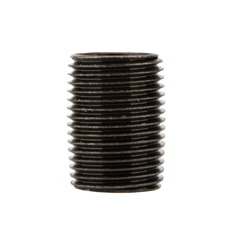 Tuyau préfini noir mat de 1/2 po x 1 po