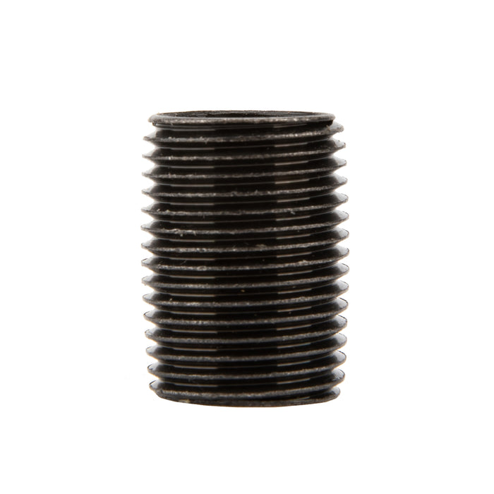 Tuyau préfini noir mat de 1/2 po x 1 po