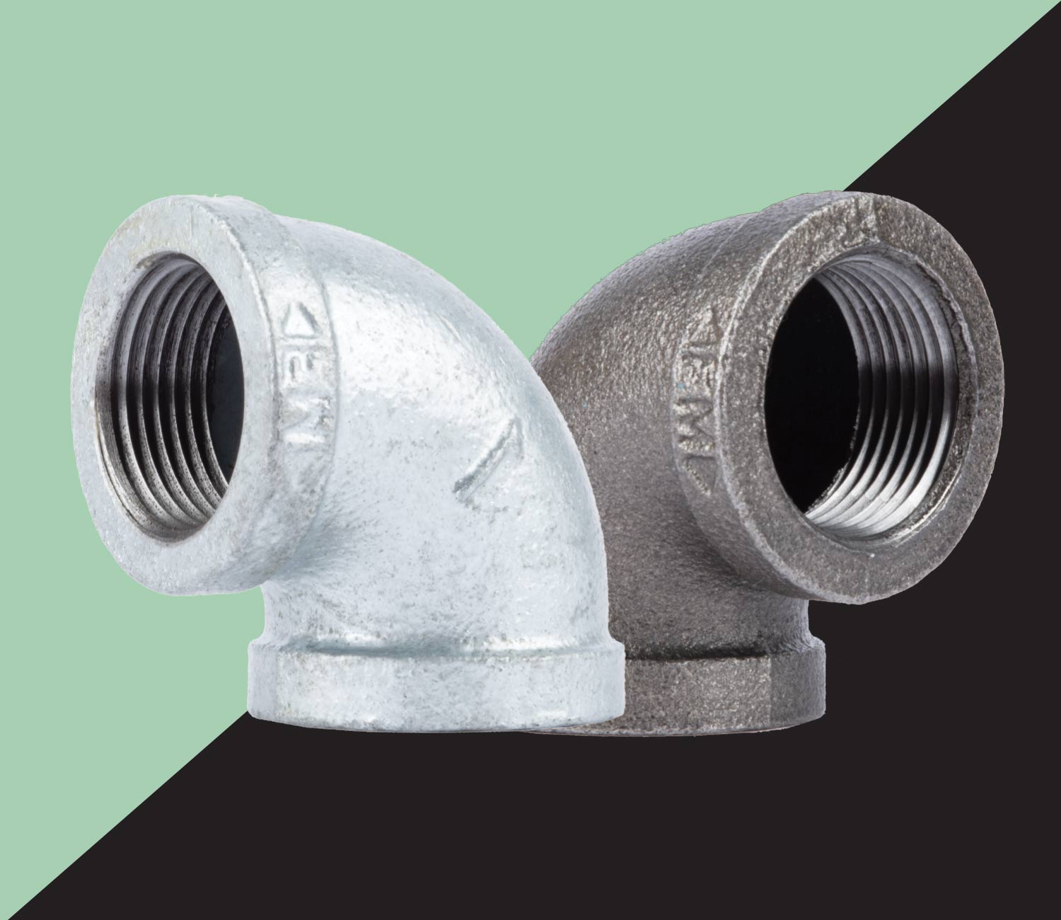 GALVANIZED VS. BLACK