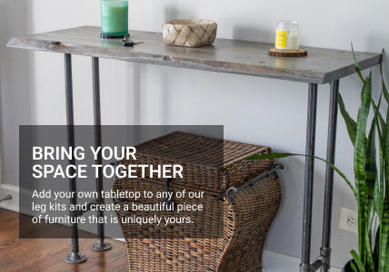 PipeDecor Console Table Product Banner 2 Mobile Version