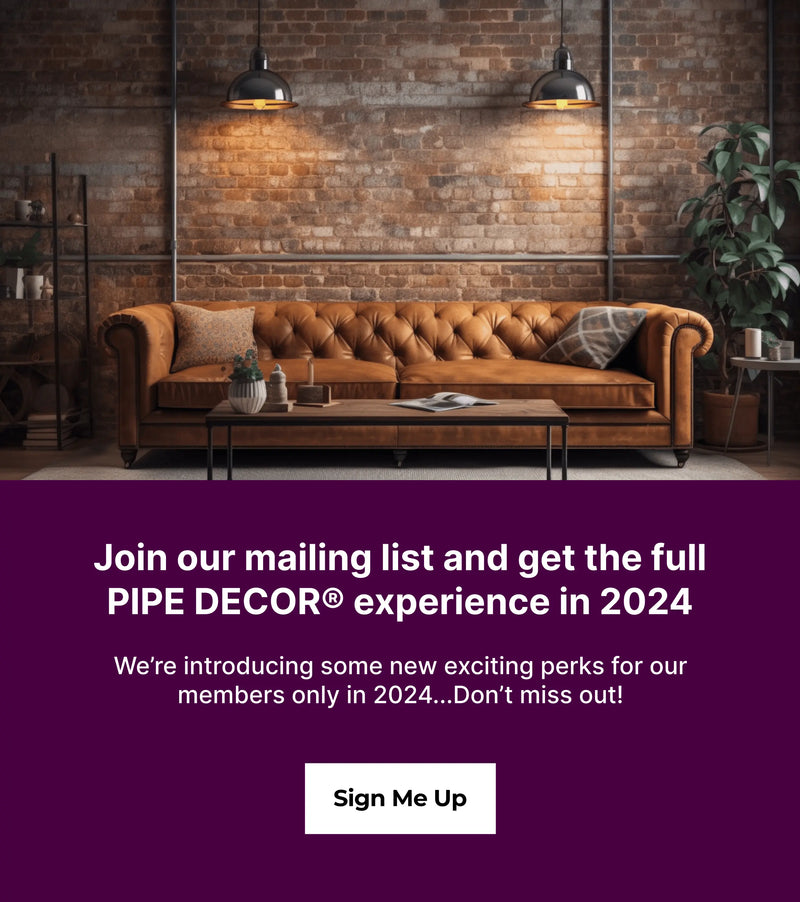 Newsletter Sign Up Banner in PIPEDECOR Homepage Mobile