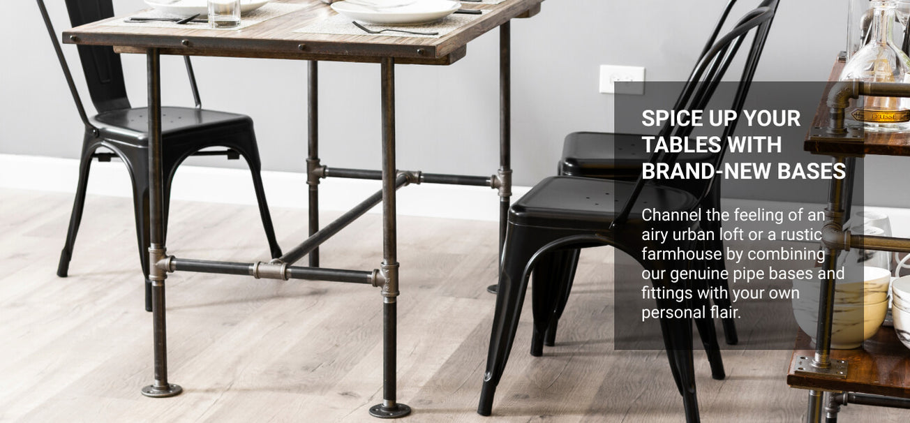 X Desk | Industrial Pipe Desks | PIPE DECOR
