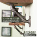 Restore Autumn Brown 24 in. Shelves with Angled Brackets - Pipe Decor