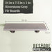 Restore Riverstone Grey 24 in. Shelves with Angled Brackets - Pipe Decor