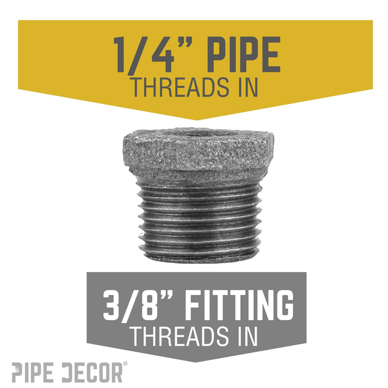 3/8 in. x 1/4 in. Black Bushing