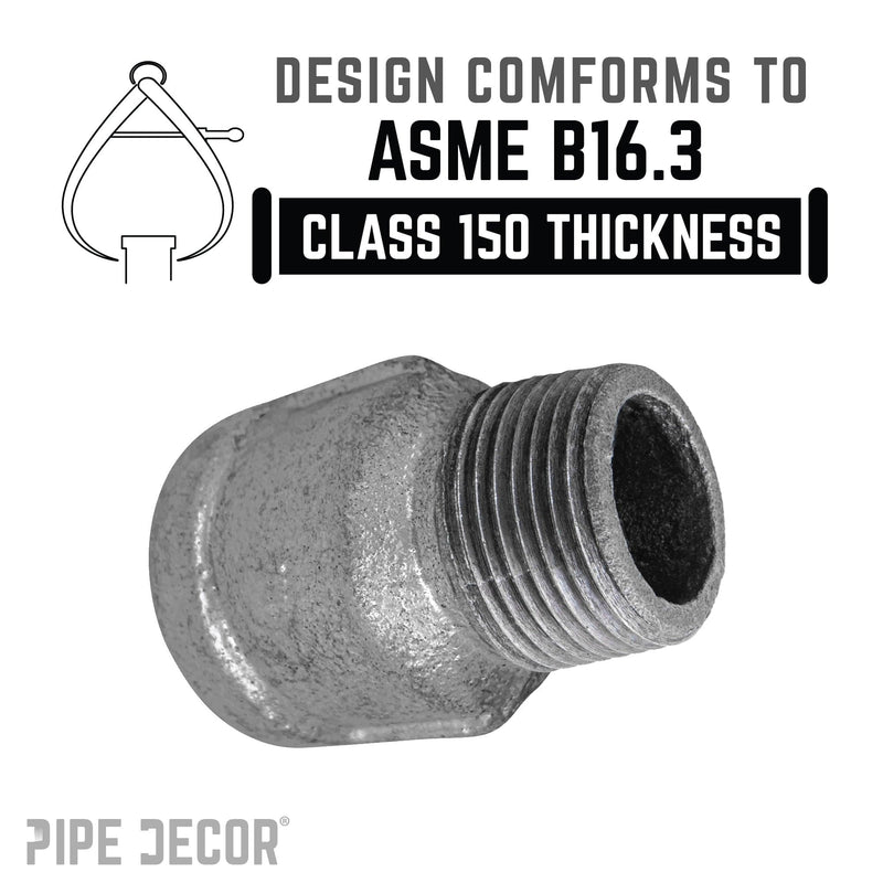 1 in. Black Extension Piece