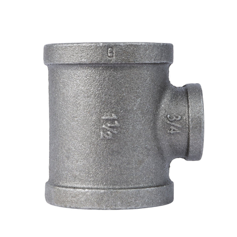 1 1/2 in. x 1 1/2 in. x 3/4 in. Black Reducing Tee