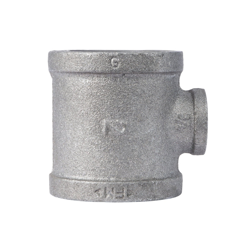 2 in. x 2 in. x 3/4 Black Reducing Tee