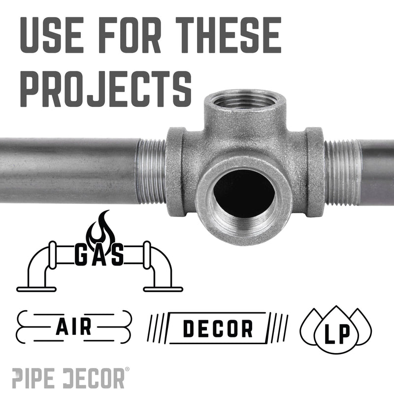 3/4 in. Black Side Outlet Tee