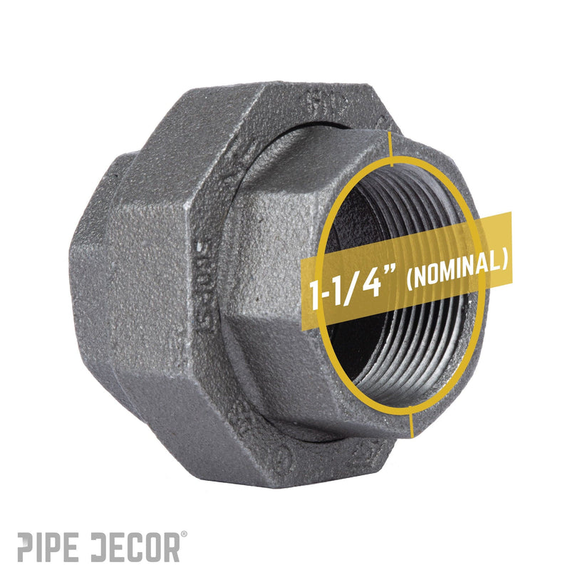 Union noire de 1 1/4 po