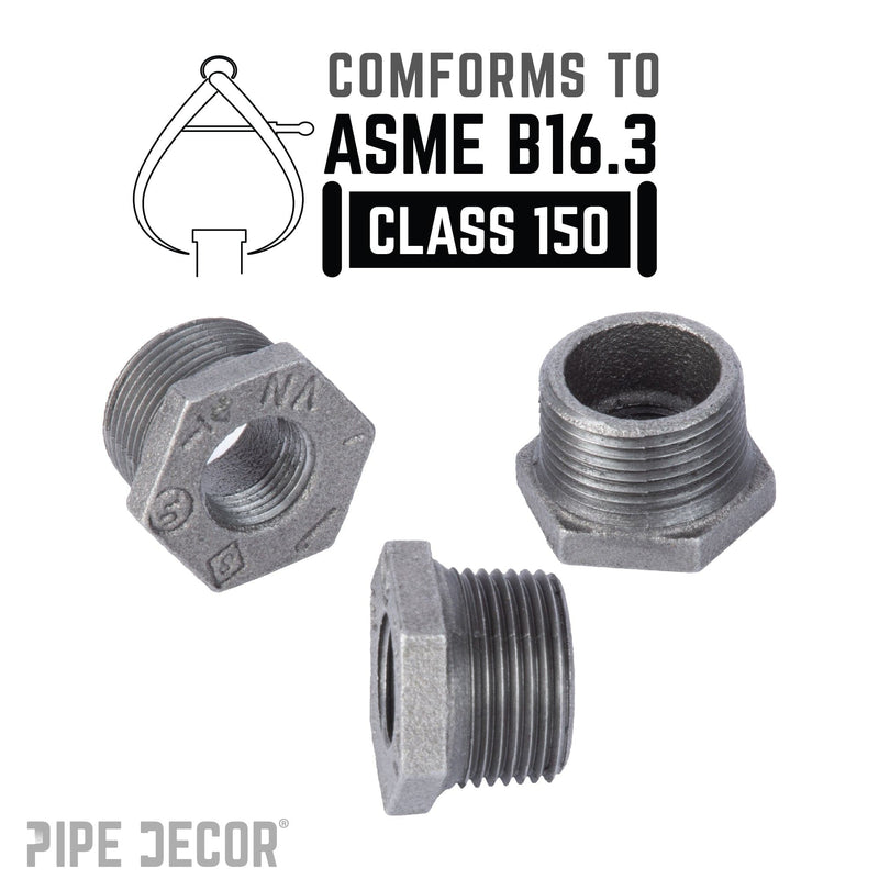 Bague noire de 1 po x 1/4 po