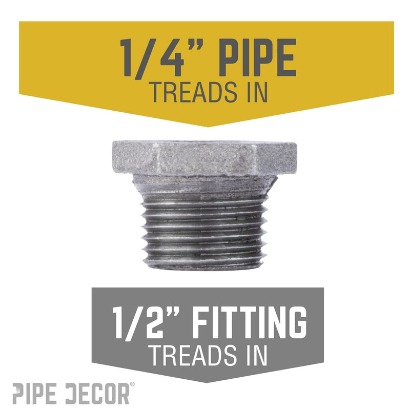 Bague noire 1/2 po x 1/4 po