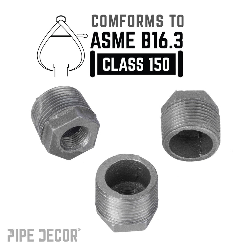 Bague noire de 1 po x 3/8 po