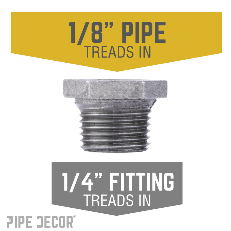 Bague noire 1/4 po x 1/8 po