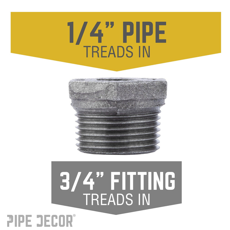 Bague noire 3/4 po x 1/4 po