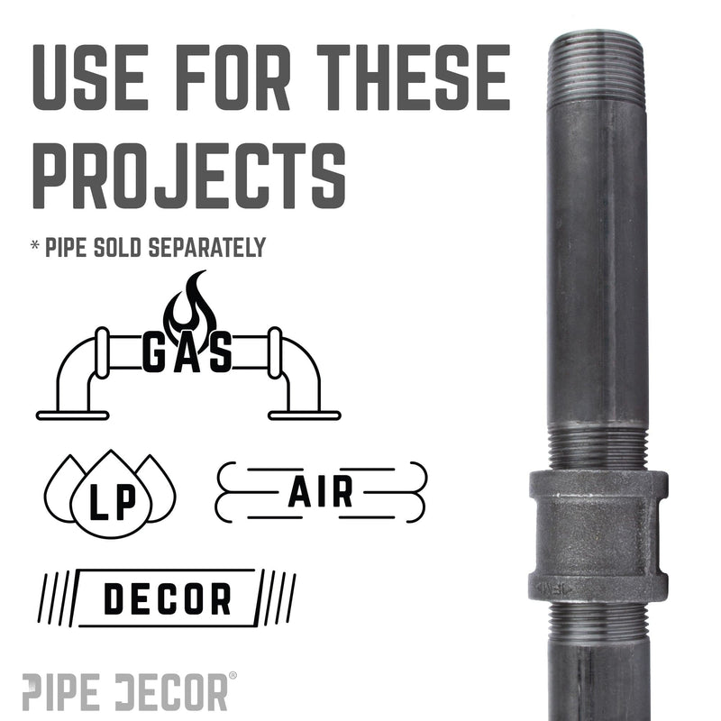 1/2 in. Black Coupling