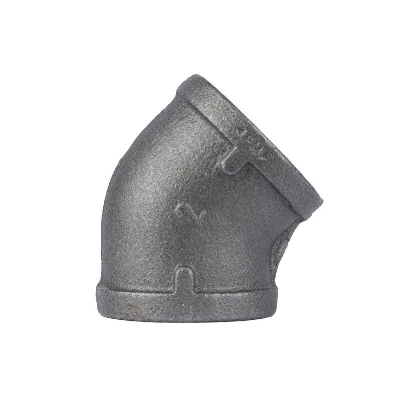 2 in. Black 45 Degree Elbow