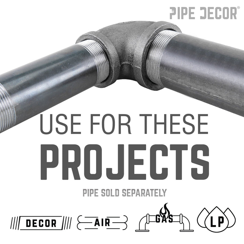 Codo reductor negro de 2 pulg. x 1 1/2 pulg.