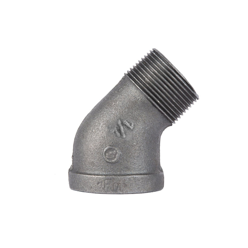 1/4 in. Black 45 Degree Street Elbow