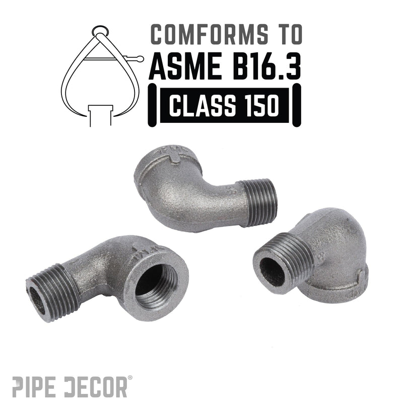 1/4 in. Black 90 Degree Street Elbow