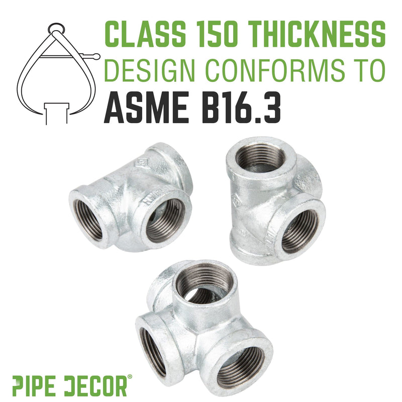 1/2 in. Galvanized Iron Side Outlet Tee