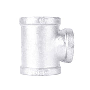 Pipe Decor Galvanized Tee in White Canvas